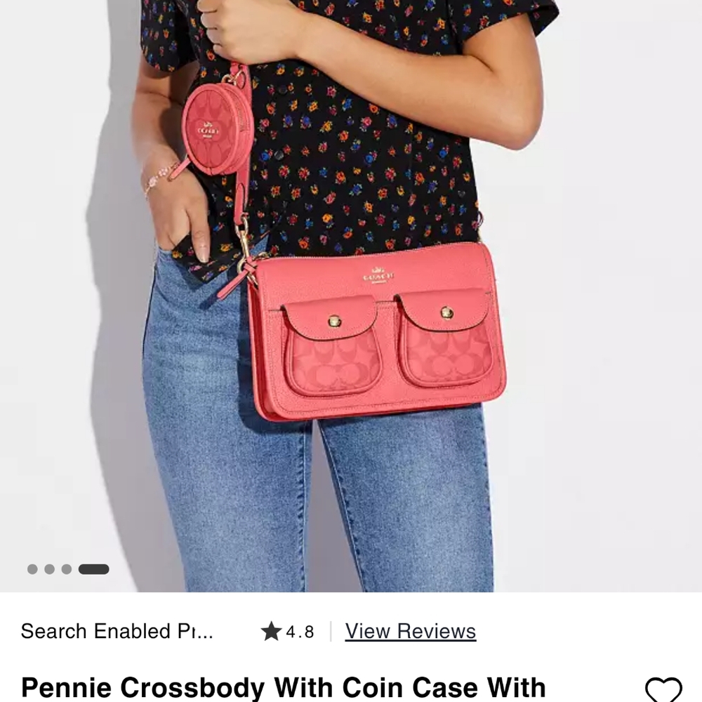 COACH | Pennie Crossbody With Coin Case